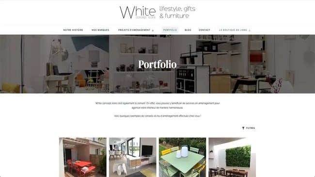 Highlight physical store and services